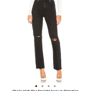 Agolde Cherie High Rise Straight Jeans